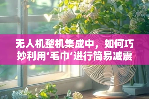 无人机整机集成中，如何巧妙利用‘毛巾’进行简易减震设计？