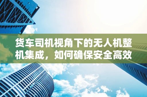 货车司机视角下的无人机整机集成，如何确保安全高效的空中物流？