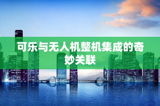 可乐与无人机整机集成的奇妙关联