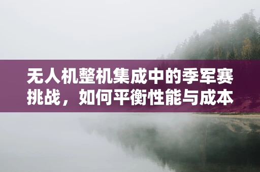 无人机整机集成中的季军赛挑战，如何平衡性能与成本？