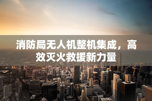 消防局无人机整机集成，高效灭火救援新力量