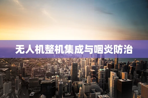 无人机整机集成与咽炎防治