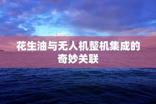 花生油与无人机整机集成的奇妙关联