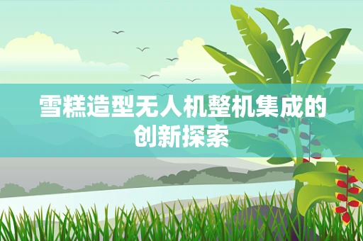 雪糕造型无人机整机集成的创新探索