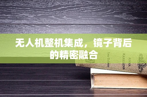 无人机整机集成，镜子背后的精密融合