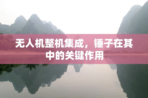 无人机整机集成，锤子在其中的关键作用