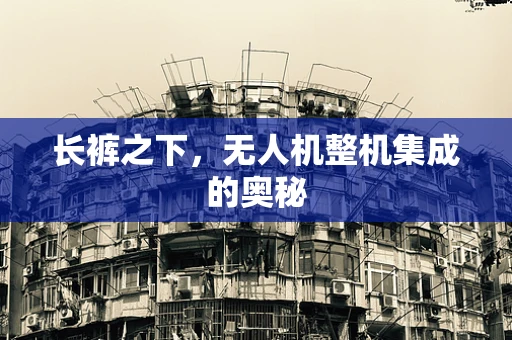 长裤之下，无人机整机集成的奥秘