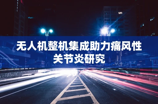 无人机整机集成助力痛风性关节炎研究