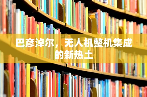 巴彦淖尔，无人机整机集成的新热土