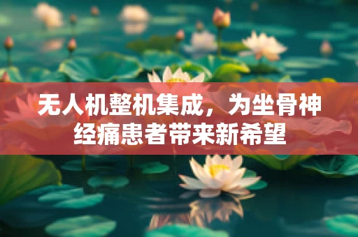 无人机整机集成，为坐骨神经痛患者带来新希望