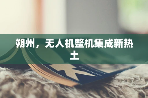 朔州，无人机整机集成新热土