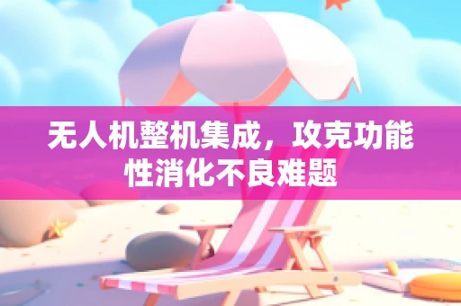 无人机整机集成，攻克功能性消化不良难题