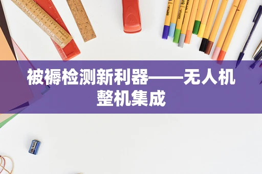 被褥检测新利器——无人机整机集成