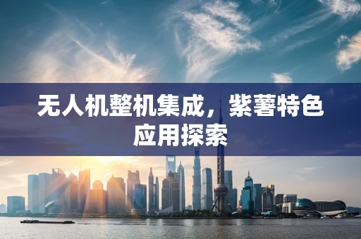 无人机整机集成，紫薯特色应用探索