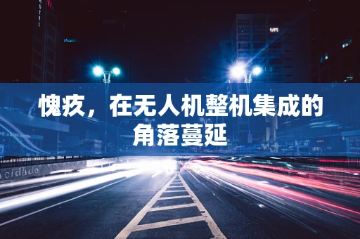愧疚，在无人机整机集成的角落蔓延