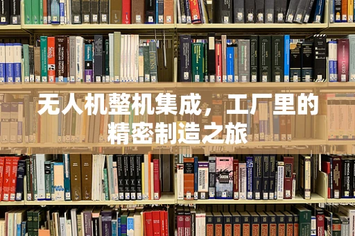 无人机整机集成，工厂里的精密制造之旅