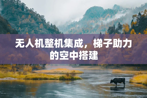 无人机整机集成，梯子助力的空中搭建