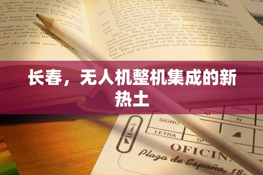 长春，无人机整机集成的新热土
