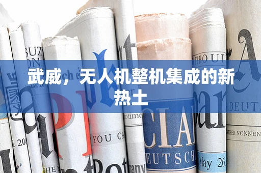 武威，无人机整机集成的新热土