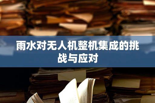 雨水对无人机整机集成的挑战与应对