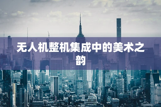 无人机整机集成中的美术之韵