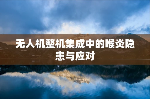 无人机整机集成中的喉炎隐患与应对