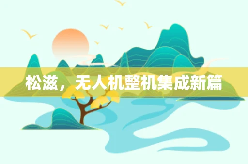 松滋，无人机整机集成新篇
