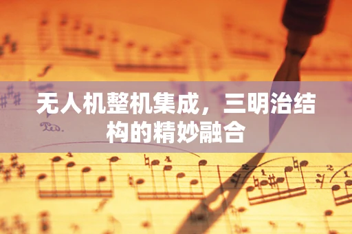无人机整机集成，三明治结构的精妙融合