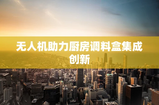 无人机助力厨房调料盒集成创新