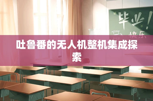 吐鲁番的无人机整机集成探索