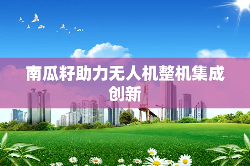 南瓜籽助力无人机整机集成创新