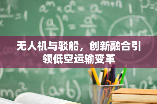 无人机与驳船，创新融合引领低空运输变革