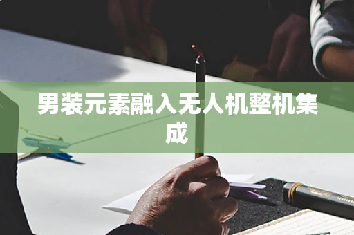 男装元素融入无人机整机集成