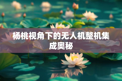 杨桃视角下的无人机整机集成奥秘