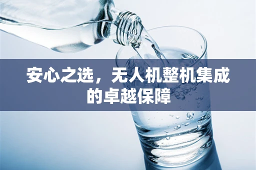 安心之选，无人机整机集成的卓越保障