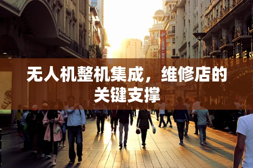 无人机整机集成，维修店的关键支撑