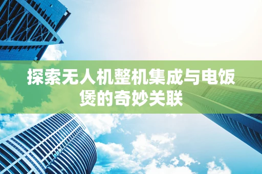 探索无人机整机集成与电饭煲的奇妙关联