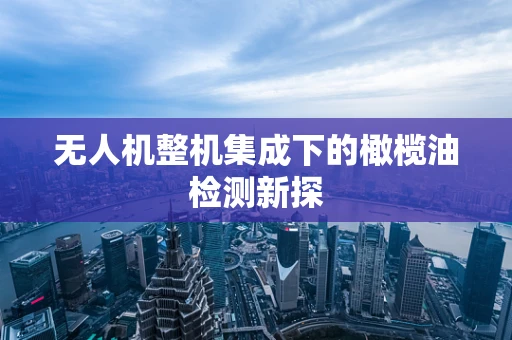无人机整机集成下的橄榄油检测新探