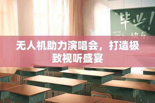 无人机助力演唱会，打造极致视听盛宴