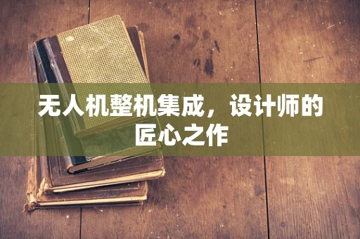 无人机整机集成，设计师的匠心之作