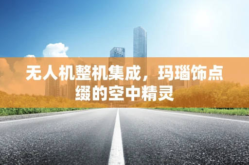 无人机整机集成，玛瑙饰点缀的空中精灵