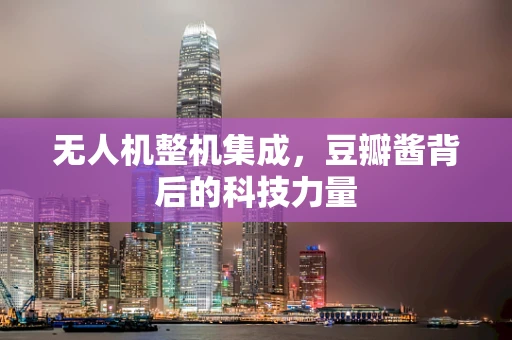 无人机整机集成，豆瓣酱背后的科技力量