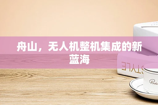 舟山，无人机整机集成的新蓝海