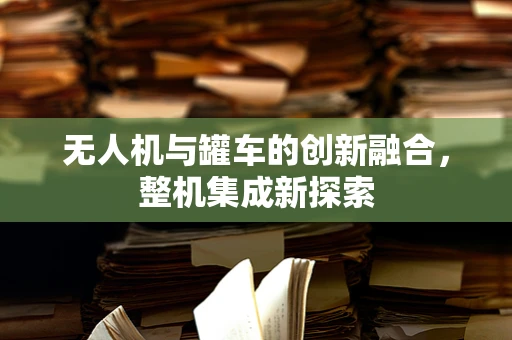 无人机与罐车的创新融合，整机集成新探索
