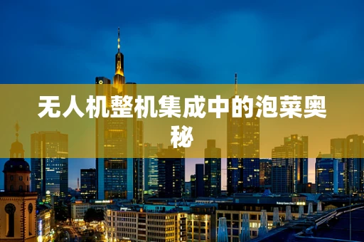 无人机整机集成中的泡菜奥秘