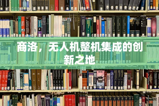 商洛，无人机整机集成的创新之地