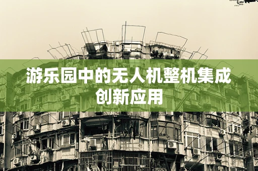 游乐园中的无人机整机集成创新应用