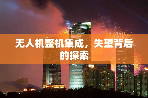 无人机整机集成，失望背后的探索
