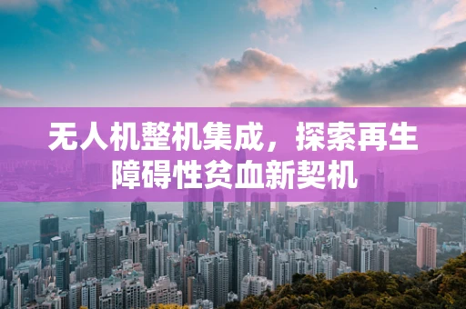 无人机整机集成，探索再生障碍性贫血新契机