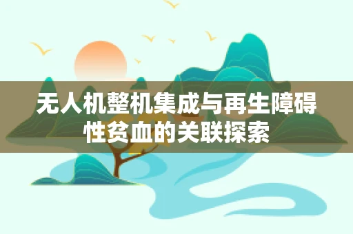 无人机整机集成与再生障碍性贫血的关联探索